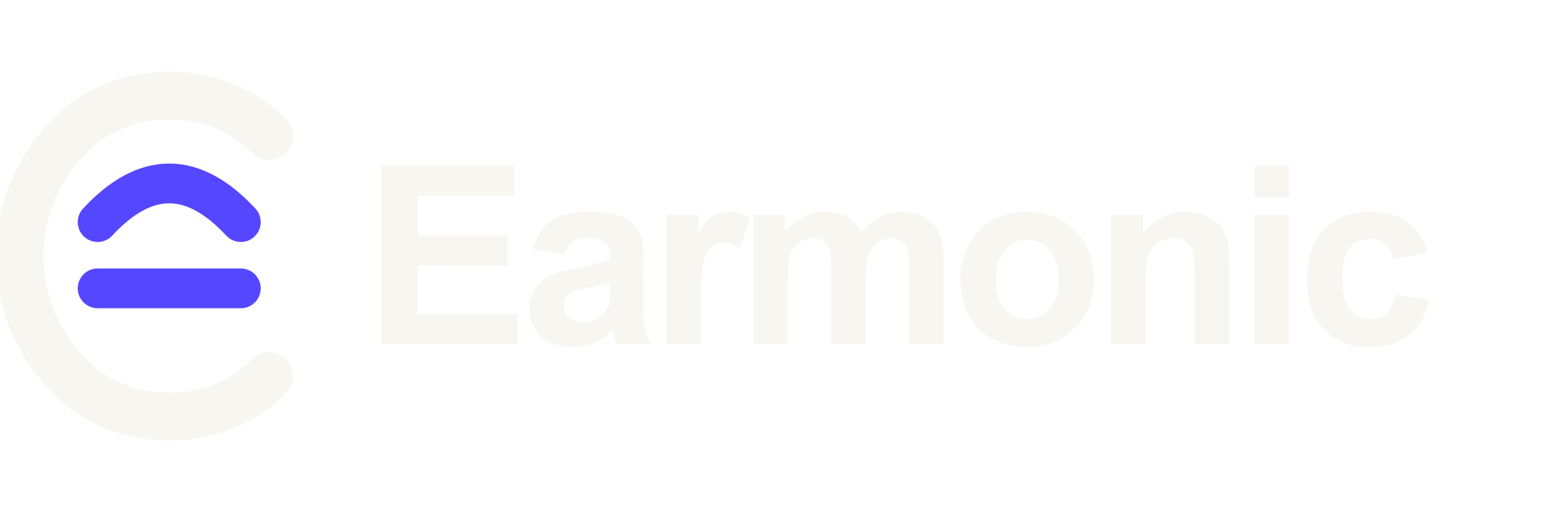 Earmonic inverse wordmark