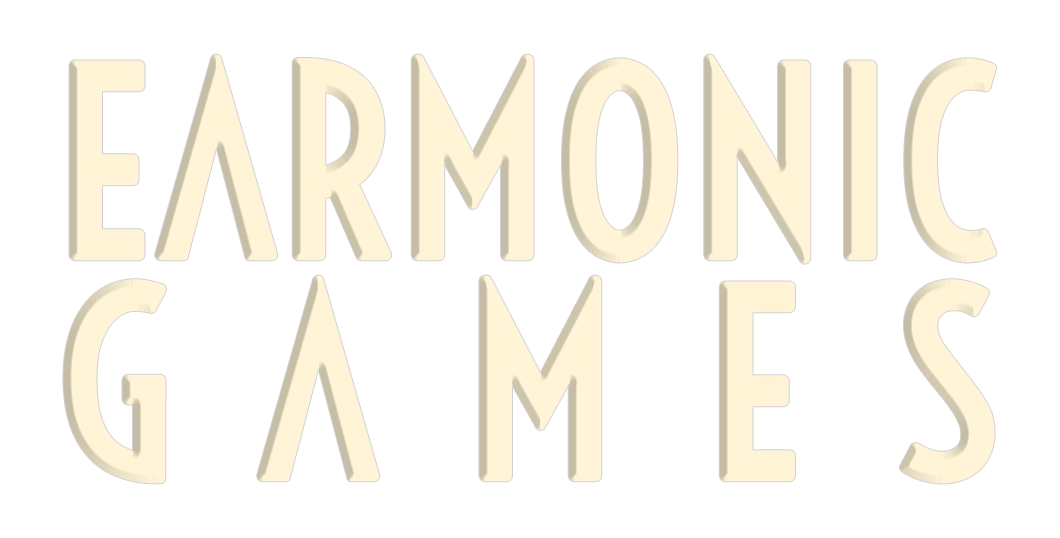 Earmonic Games cream logo