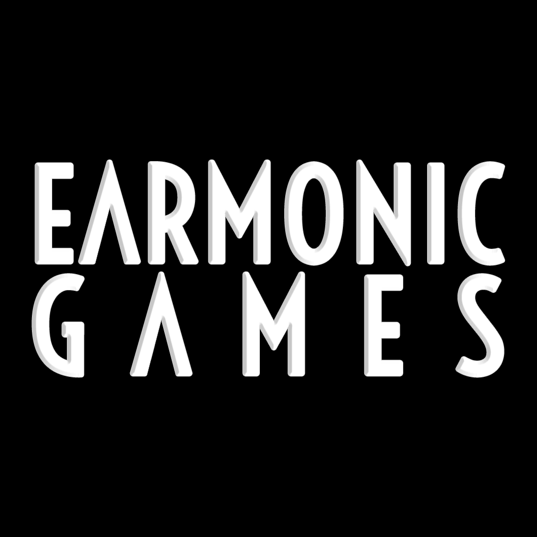 Earmonic Games black-background square