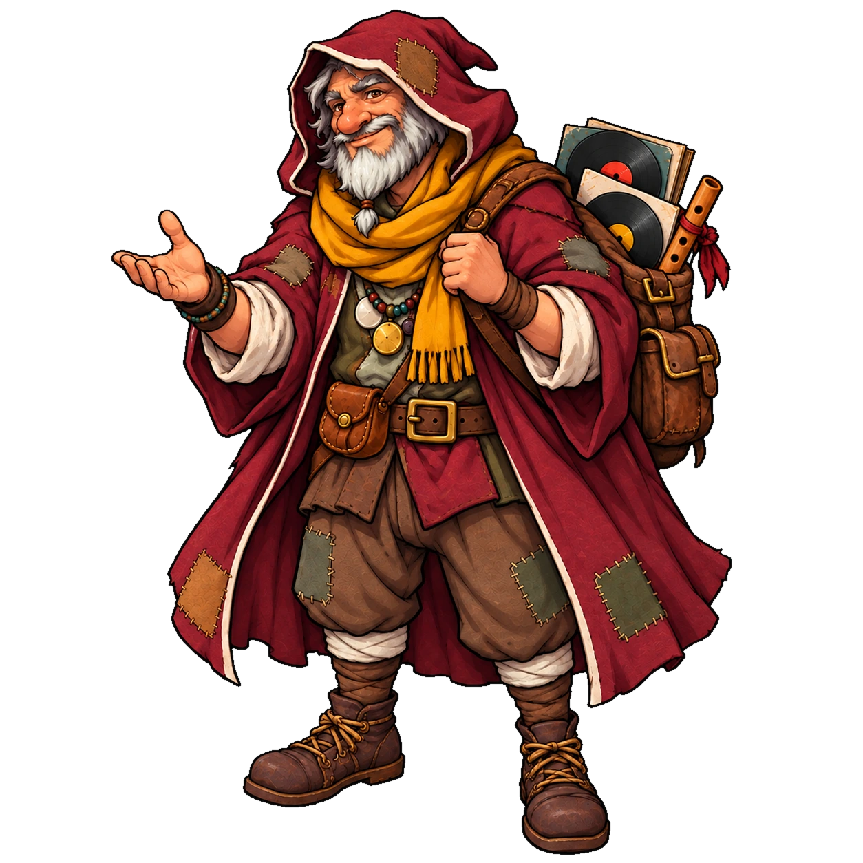 Stage Rivals’ merchant mascot welcomes you to the theatre